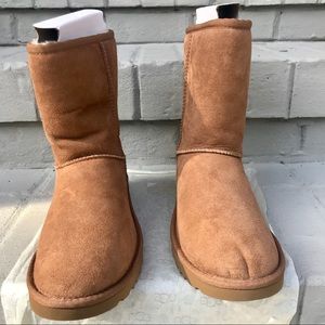 Ugg’s: Tan Classic Short Boot II: Size 7 Woman